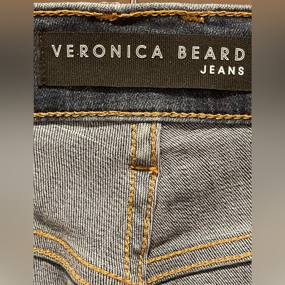 Veronica Beard Carly Kick Flare High Rise jeans EUC size 27 in Zion Wash - Picture 6 of 9
